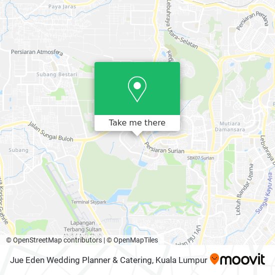 Jue Eden Wedding Planner & Catering map