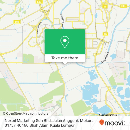 Nexoil Marketing Sdn Bhd, Jalan Anggerik Mokara 31 / 57 40460 Shah Alam map