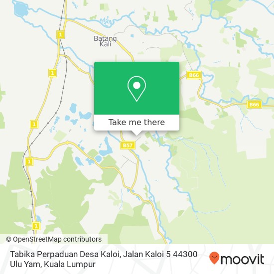 Tabika Perpaduan Desa Kaloi, Jalan Kaloi 5 44300 Ulu Yam map