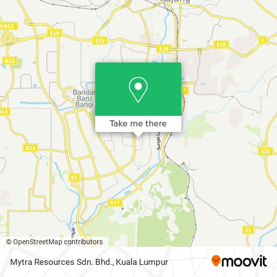 Mytra Resources Sdn. Bhd. map