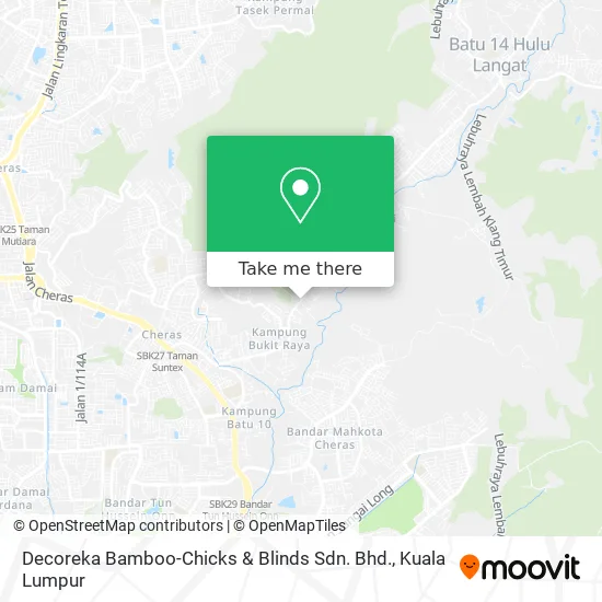 Decoreka Bamboo-Chicks & Blinds Sdn. Bhd. map