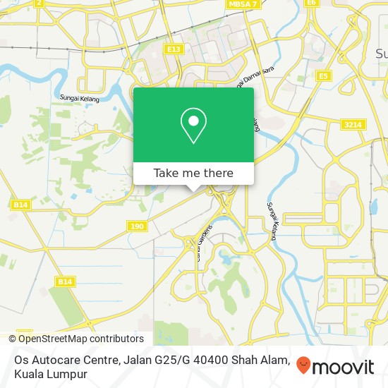 Os Autocare Centre, Jalan G25 / G 40400 Shah Alam map