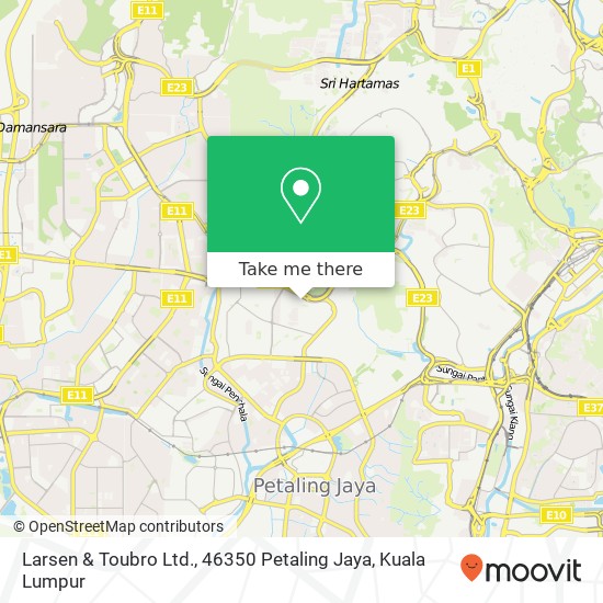 Larsen & Toubro Ltd., 46350 Petaling Jaya map