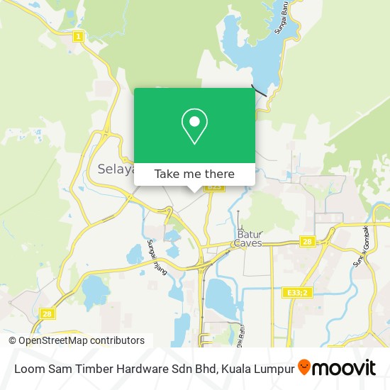 Peta Loom Sam Timber Hardware Sdn Bhd