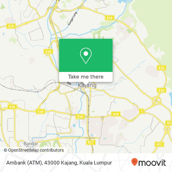 Ambank (ATM), 43000 Kajang map