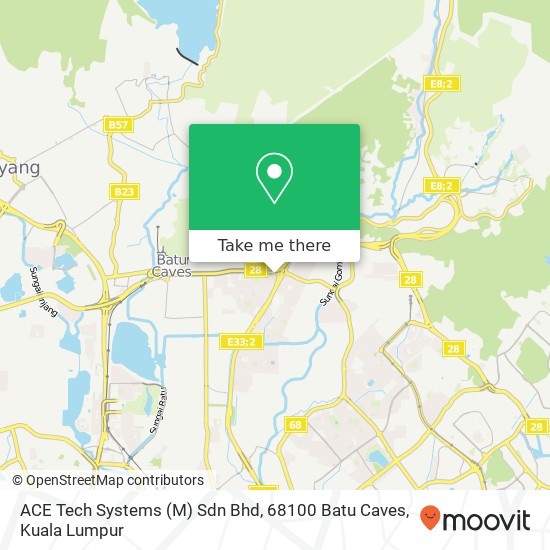 ACE Tech Systems (M) Sdn Bhd, 68100 Batu Caves map