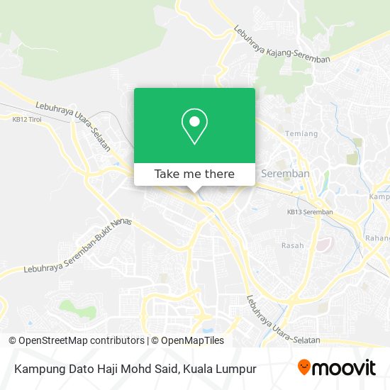 Kampung Dato Haji Mohd Said map