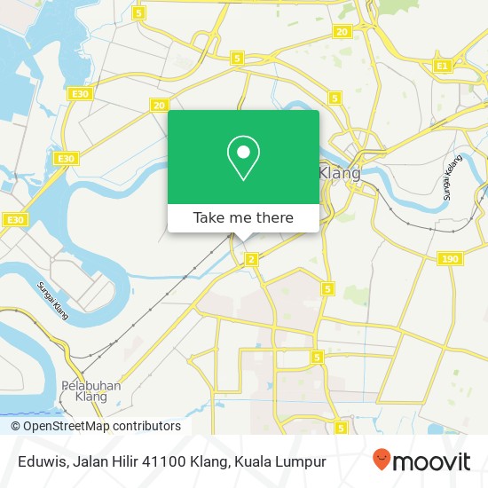 Peta Eduwis, Jalan Hilir 41100 Klang