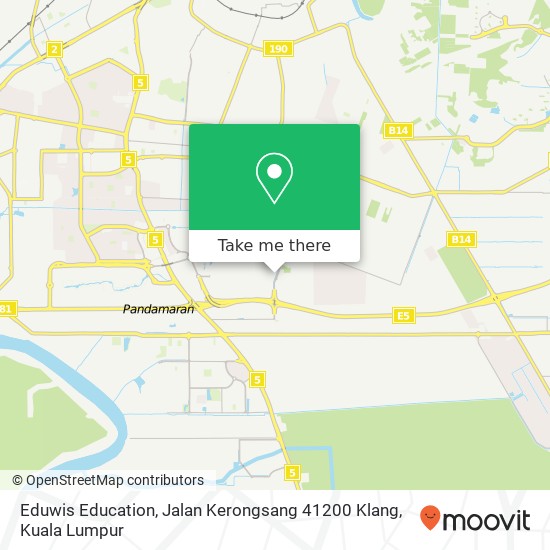 Eduwis Education, Jalan Kerongsang 41200 Klang map