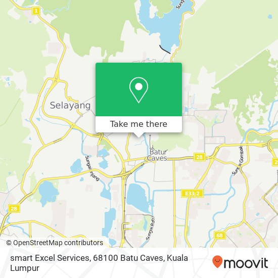 smart Excel Services, 68100 Batu Caves map