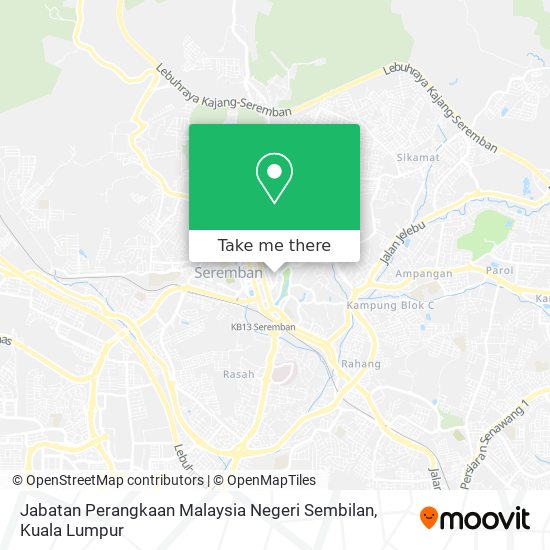 Peta Jabatan Perangkaan Malaysia Negeri Sembilan