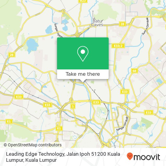 Leading Edge Technology, Jalan Ipoh 51200 Kuala Lumpur map