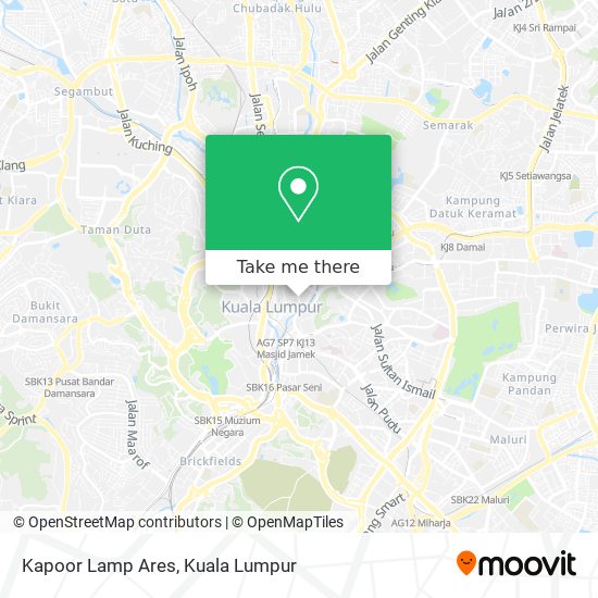 Kapoor Lamp Ares map