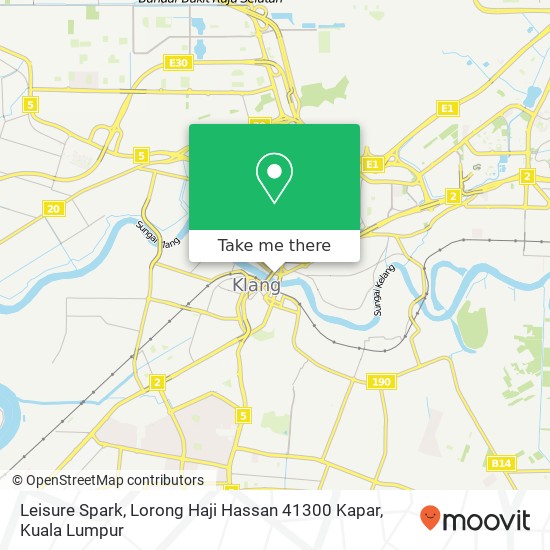 Leisure Spark, Lorong Haji Hassan 41300 Kapar map