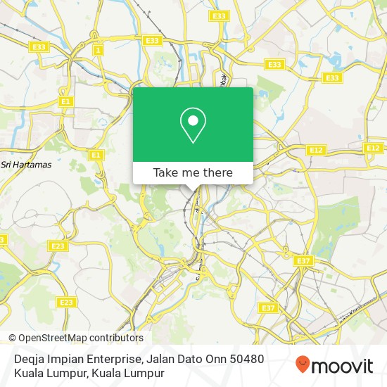 Deqja Impian Enterprise, Jalan Dato Onn 50480 Kuala Lumpur map