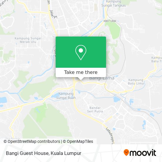 Bangi Guest House map
