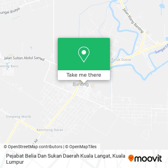 Pejabat Belia Dan Sukan Daerah Kuala Langat map