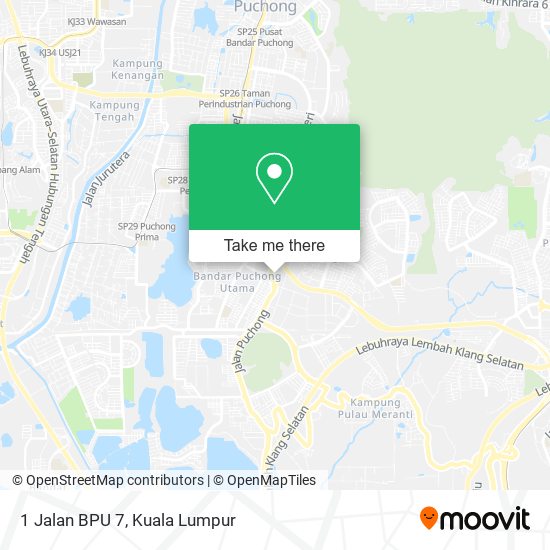 1 Jalan BPU 7 map