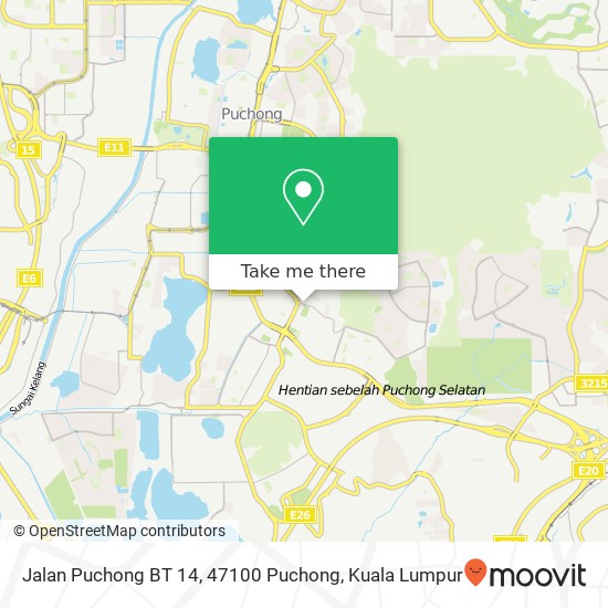 Jalan Puchong BT 14, 47100 Puchong map