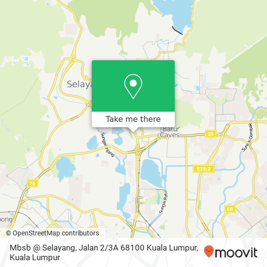 Peta Mbsb @ Selayang, Jalan 2 / 3A 68100 Kuala Lumpur