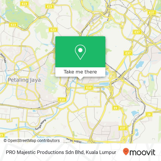 PRO Majestic Productions Sdn Bhd map