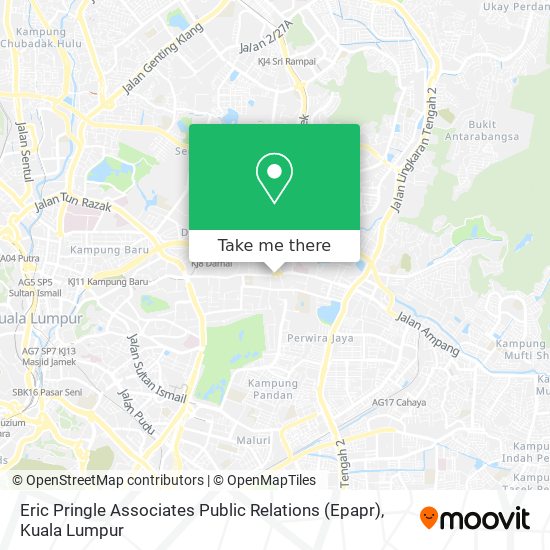 Eric Pringle Associates Public Relations (Epapr) map