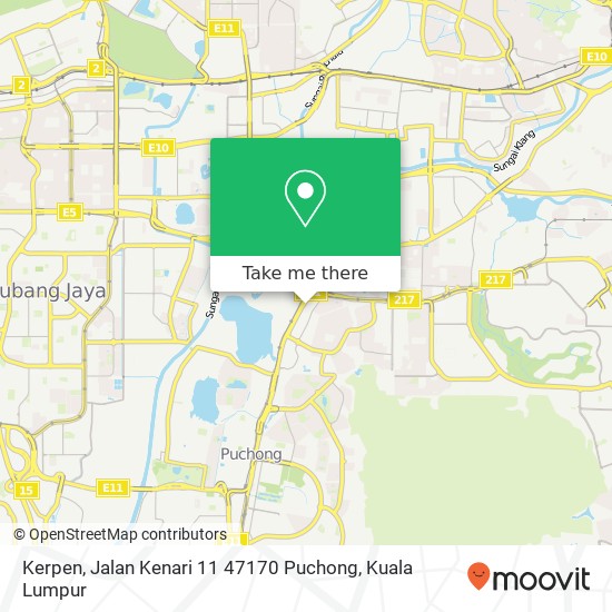 Kerpen, Jalan Kenari 11 47170 Puchong map