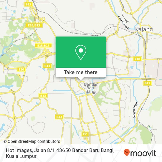 Hot Images, Jalan 8 / 1 43650 Bandar Baru Bangi map