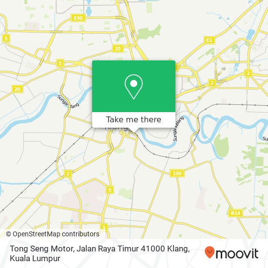 Tong Seng Motor, Jalan Raya Timur 41000 Klang map