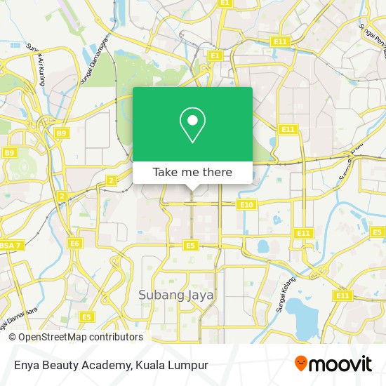 Enya Beauty Academy map