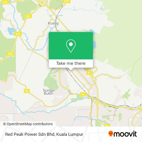 Red Peak Power Sdn Bhd map