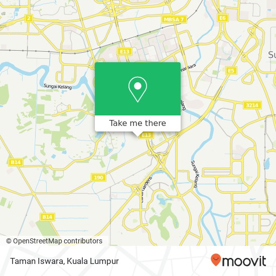 Taman Iswara map