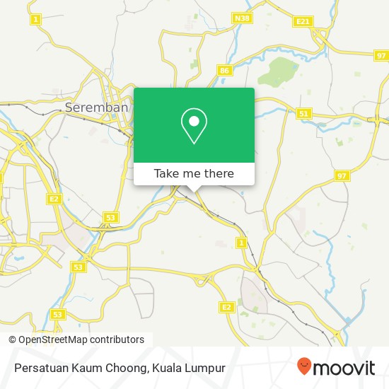 Persatuan Kaum Choong map