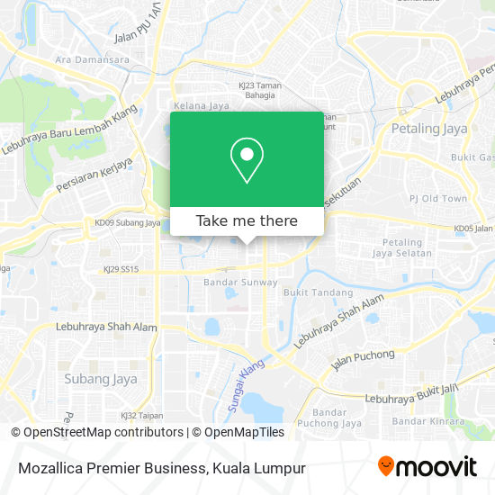 Mozallica Premier Business map