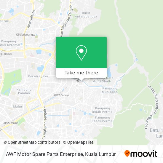 AWF Motor Spare Parts Enterprise map