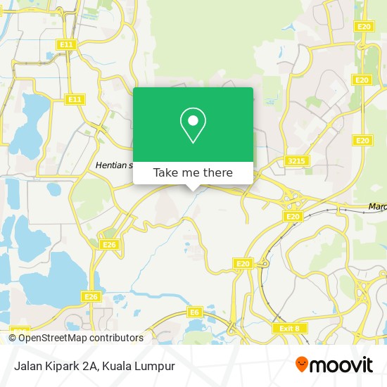 Jalan Kipark 2A map