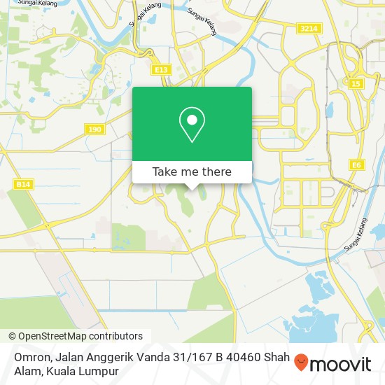 Omron, Jalan Anggerik Vanda 31 / 167 B 40460 Shah Alam map