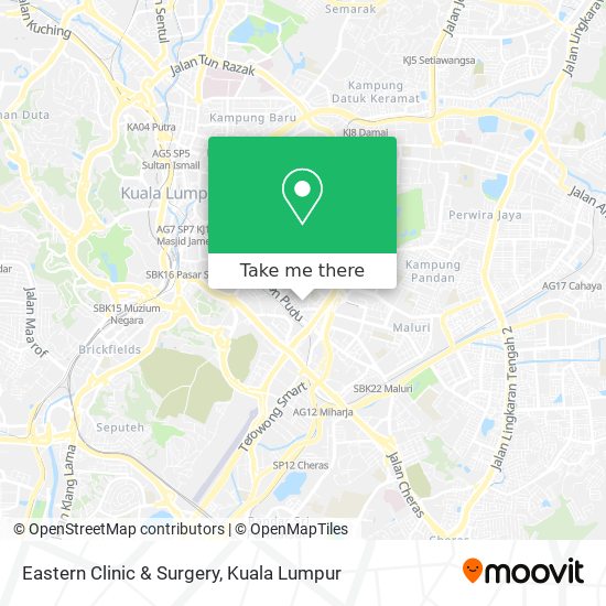 Eastern Clinic & Surgery map