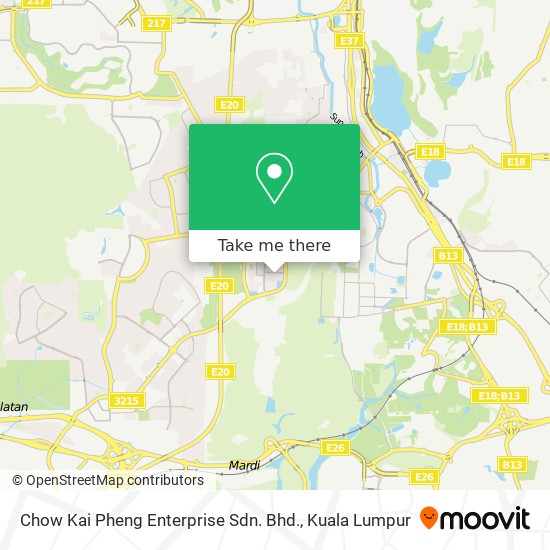 Chow Kai Pheng Enterprise Sdn. Bhd. map