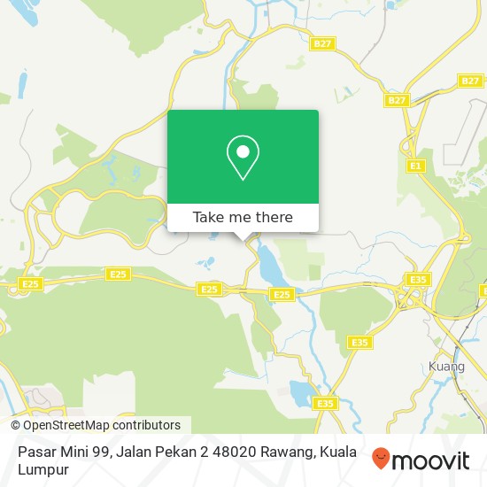 Pasar Mini 99, Jalan Pekan 2 48020 Rawang map