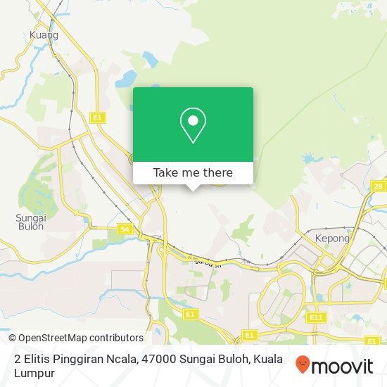 Peta 2 Elitis Pinggiran Ncala, 47000 Sungai Buloh