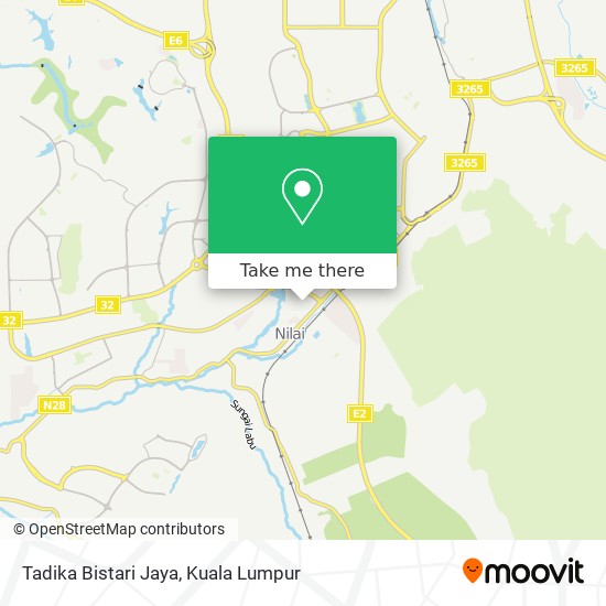 Tadika Bistari Jaya map