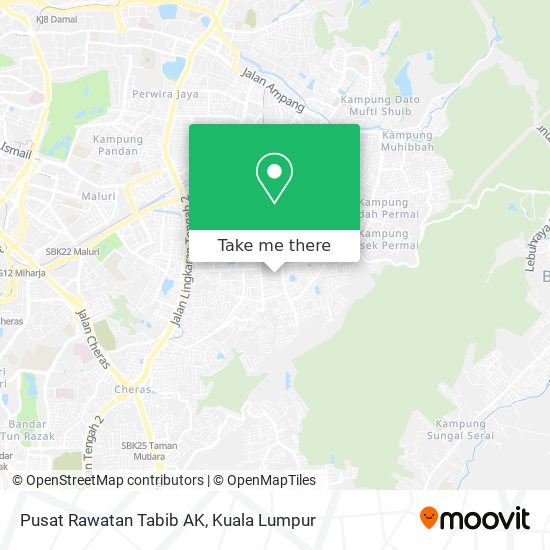 Pusat Rawatan Tabib AK map