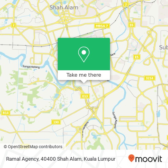 Peta Ramal Agency, 40400 Shah Alam