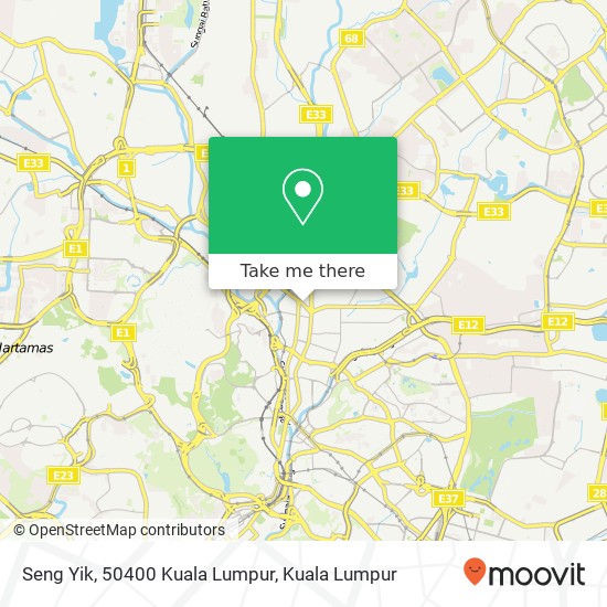 Seng Yik, 50400 Kuala Lumpur map