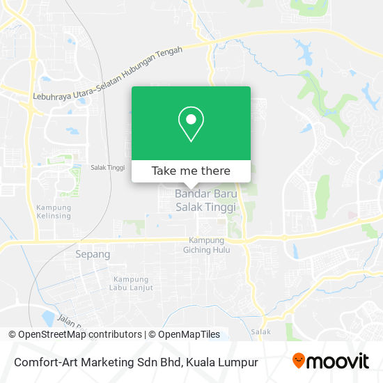 Comfort-Art Marketing Sdn Bhd map