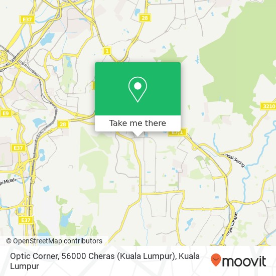 Peta Optic Corner, 56000 Cheras (Kuala Lumpur)