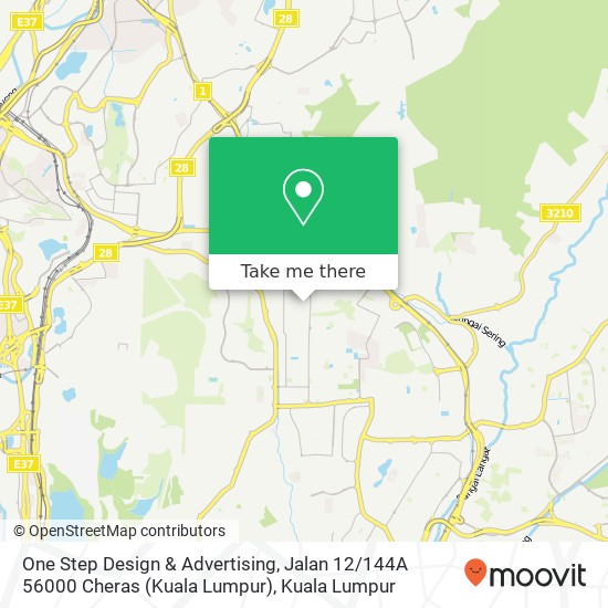 One Step Design & Advertising, Jalan 12 / 144A 56000 Cheras (Kuala Lumpur) map
