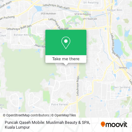 Puncak Qaseh Mobile: Muslimah Beauty & SPA map