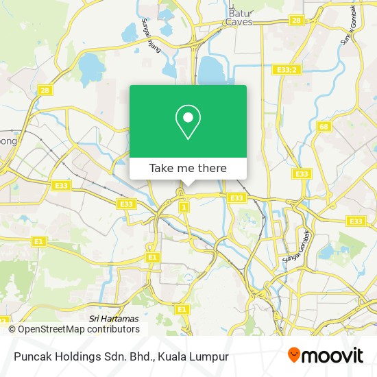 Puncak Holdings Sdn. Bhd. map